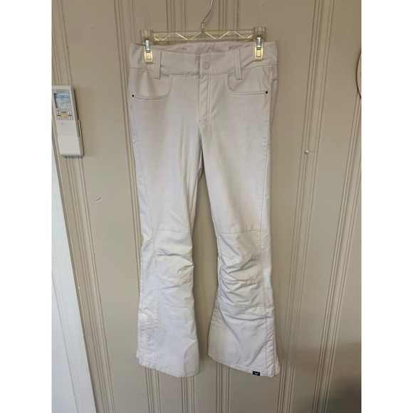 Roxy Pants - Roxy Womens White Insulated Snow Pants Ski Snowboard Size XS